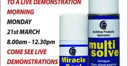 Orillo – Malvern invites all customers to a live CTec products demo morning 21-03-16