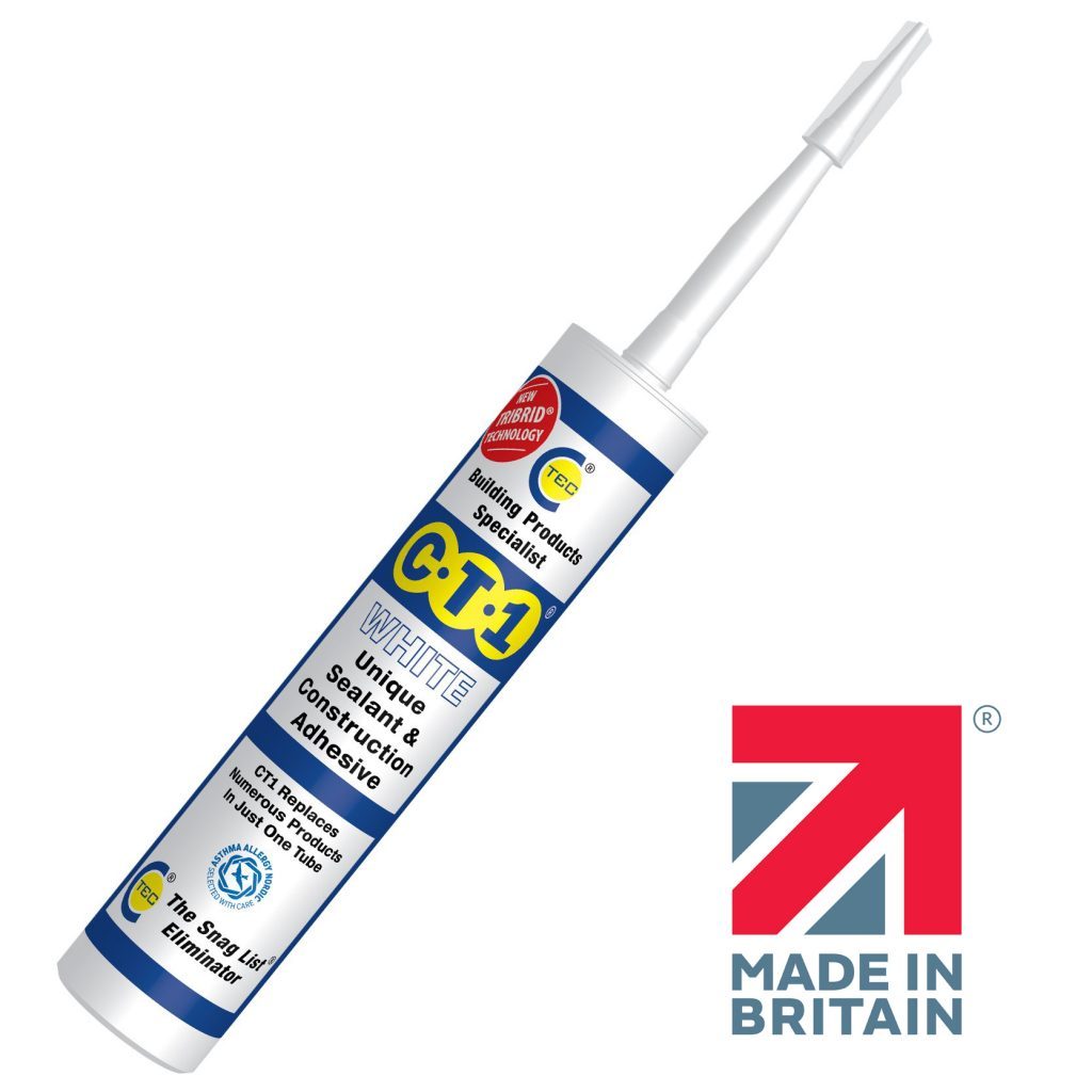 CT1 - The UK’s Number 1 Sealant and Adhesive using TRIBRID® Technology, outperforming old Hybrids. Made in Britain and now available at Wickes.