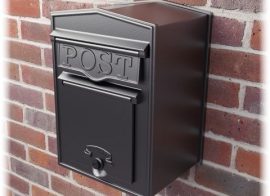How to fix a Metal Post Box to a Stone Wall or Pillar