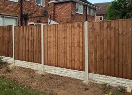 How to install fencing around the home.